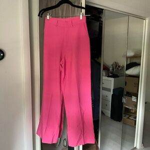 Pink pants. Office. Work. Pantsuit. '